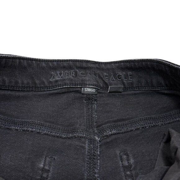 AE Stretch Super High-Waisted Straight Jean - Picture 6 of 6